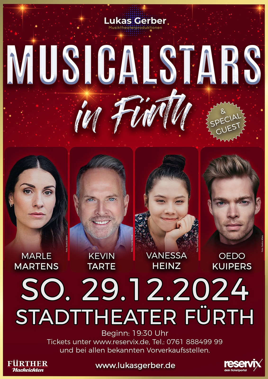 Musicalstars in Fürth – Stadttheater Fürth – 29.12.2024