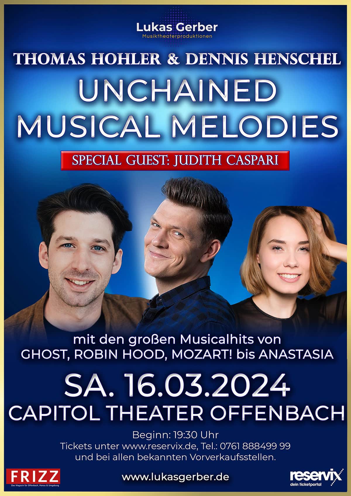 Unchained Musical Melodies – Capitol Offenbach – 16.03.2024